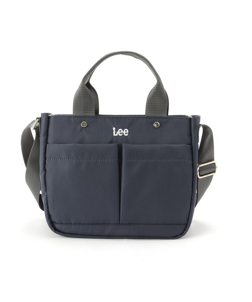 SHOO・LA・RUE(シューラルー)の「【Lee別注/撥水】フロント立体ポケットトートバッグ【2WAY】(トートバッグ・レディース・ブラック/グレー/アイボリー/ライトパープル/ピンク系その他2/ブラック系7/ブラウン系/ネイビー系5/サックスブルー系7/ゴールド系7・00)」の14枚目の写真