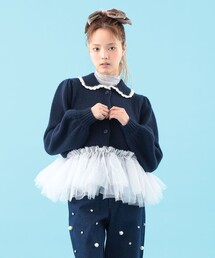 チュール カーディガン 旅行 ライブ  映え  アウター 大人ガーリー 推し活  お出かけ ギフト