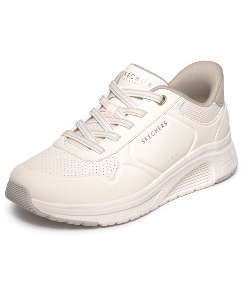 SKECHERS(スケッチャーズ)の「ハンズフリー スリップインズ ウノ ライト2 ニューアーク(スニーカー・レディース・オフホワイト/ブラック・23cm/24.5cm/24cm/23.5cm)」の1枚目の写真