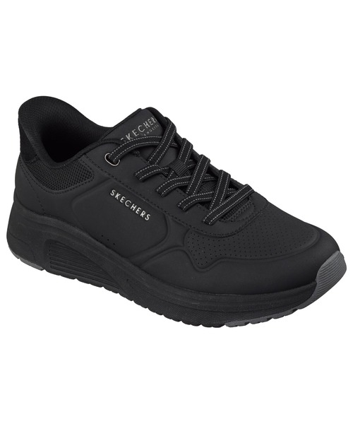SKECHERS(スケッチャーズ)の「ハンズフリー スリップインズ ウノ ライト2 ニューアーク(スニーカー・レディース・オフホワイト/ブラック・23cm/24.5cm/24cm/23.5cm)」の3枚目の写真