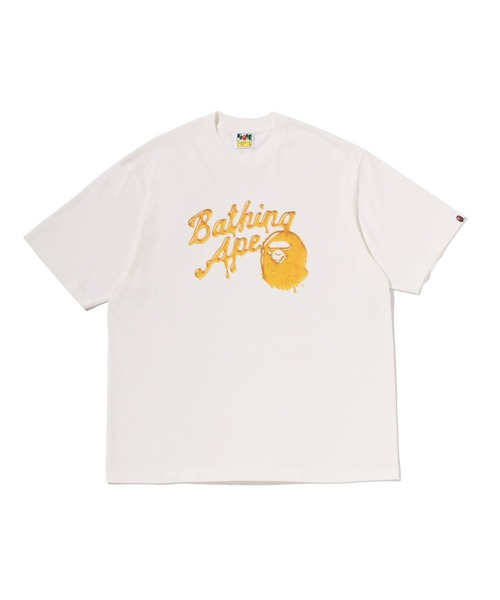A BATHING APE(アベイシングエイプ)の「BAPE 3D HONEY LOGO RELAXED FIT TEE(Tシャツ/カットソー・メンズ・アイボリー/グレー/ネイビー・XX-LARGE/X-LARGE/LARGE/MEDIUM/SMALL)」の2枚目の写真