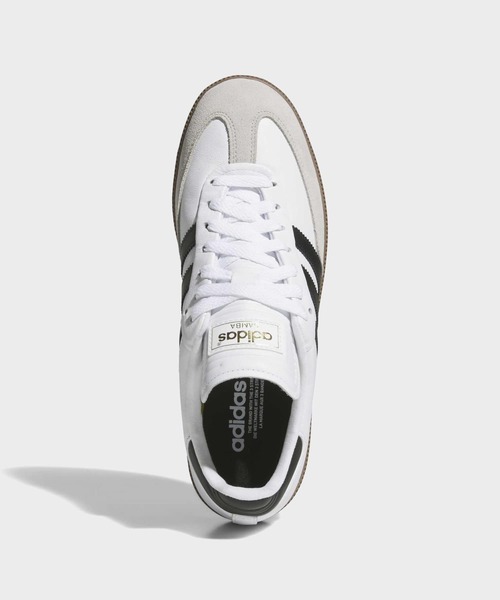 adidas(アディダス)の「オリジナルス サンバ ゴルフ フルグレインレザー【adidas Golf/アディダスゴルフ】(スニーカー・メンズ・ホワイト×ブラック・22.5cm/23.5cm/24.5cm/25.5cm/26.5cm/27.5cm/28.5cm/23.0cm/24.0cm/25.0cm/26.0cm/27.0cm/28.0cm/29.0cm/22.0cm)」の2枚目の写真