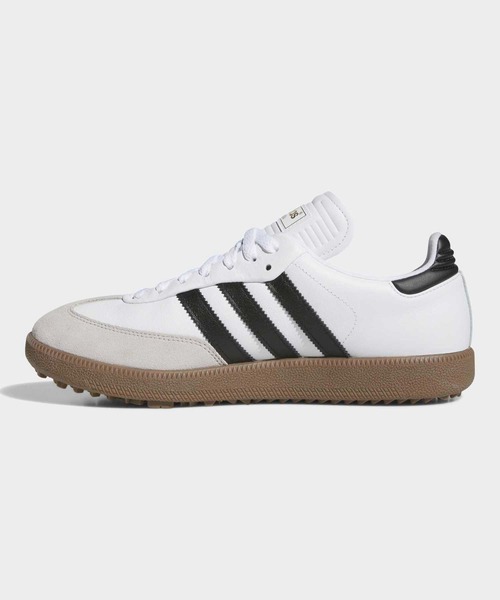 adidas(アディダス)の「オリジナルス サンバ ゴルフ フルグレインレザー【adidas Golf/アディダスゴルフ】(スニーカー・メンズ・ホワイト×ブラック・22.5cm/23.5cm/24.5cm/25.5cm/26.5cm/27.5cm/28.5cm/23.0cm/24.0cm/25.0cm/26.0cm/27.0cm/28.0cm/29.0cm/22.0cm)」の6枚目の写真