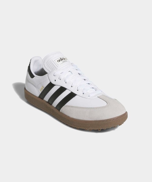 adidas(アディダス)の「オリジナルス サンバ ゴルフ フルグレインレザー【adidas Golf/アディダスゴルフ】(スニーカー・メンズ・ホワイト×ブラック・22.5cm/23.5cm/24.5cm/25.5cm/26.5cm/27.5cm/28.5cm/23.0cm/24.0cm/25.0cm/26.0cm/27.0cm/28.0cm/29.0cm/22.0cm)」の4枚目の写真