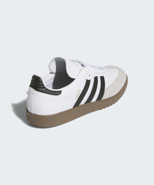 adidas(アディダス)の「オリジナルス サンバ ゴルフ フルグレインレザー【adidas Golf/アディダスゴルフ】(スニーカー・メンズ・ホワイト×ブラック・22.5cm/23.5cm/24.5cm/25.5cm/26.5cm/27.5cm/28.5cm/23.0cm/24.0cm/25.0cm/26.0cm/27.0cm/28.0cm/29.0cm/22.0cm)」の5枚目の写真