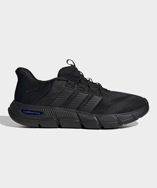 adidas(アディダス)の「CLOUDFOAM フレックス ラピッドフィット / CLOUDFOAM FLEX RAPIDFIT / アディダス adidas(スニーカー・メンズ・ブラック×ブラック・24.5cm/25.0cm/25.5cm/26.0cm/26.5cm/27.0cm/27.5cm/28.0cm/28.5cm/29.0cm)」の1枚目の写真