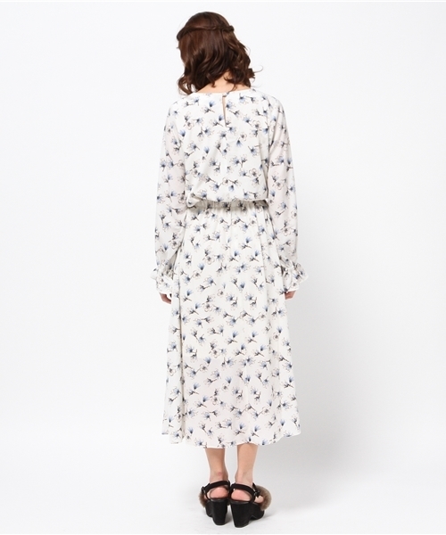 Chico（チコ）の「【who's who Chico】花柄マキシワンピース（ワンピース・レディース・オフホワイト/ピンク・FREE）」の5枚目の写真