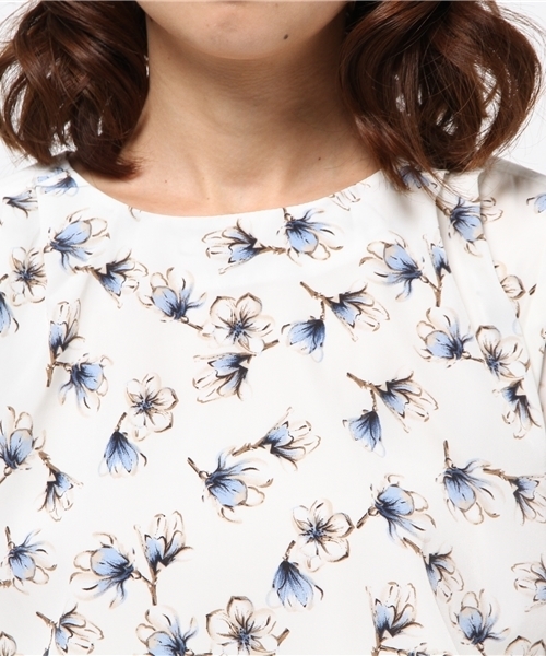 Chico（チコ）の「【who's who Chico】花柄マキシワンピース（ワンピース・レディース・オフホワイト/ピンク・FREE）」の6枚目の写真