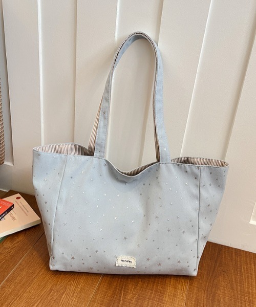 mebole（メボレ）の「reversible tote bag（トートバッグ・レディース・アイボリー/ピンク/ブルー/グリーン/ブラック・FREE）」の15枚目の写真