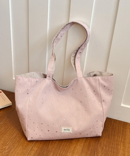 mebole（メボレ）の「reversible tote bag（トートバッグ・レディース・アイボリー/ピンク/ブルー/グリーン/ブラック・FREE）」の17枚目の写真