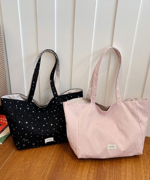 mebole（メボレ）の「reversible tote bag（トートバッグ・レディース・アイボリー/ピンク/ブルー/グリーン/ブラック・FREE）」の19枚目の写真