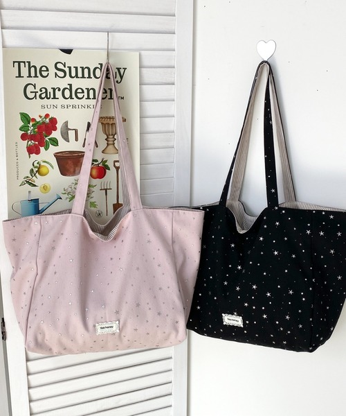 mebole（メボレ）の「reversible tote bag（トートバッグ・レディース・アイボリー/ピンク/ブルー/グリーン/ブラック・FREE）」の22枚目の写真