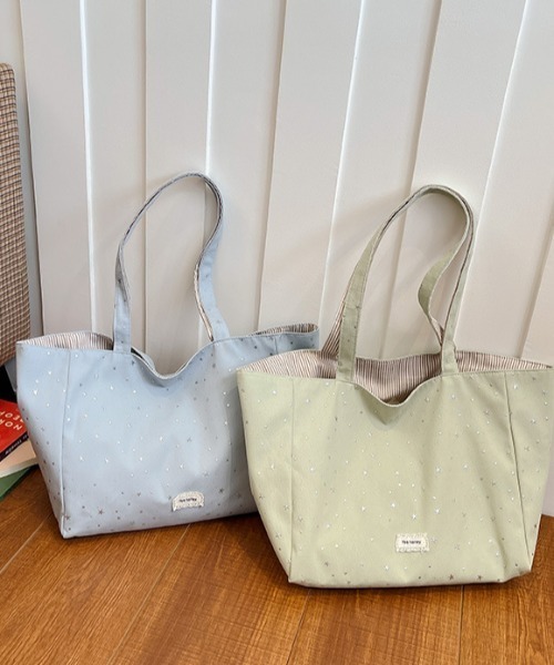 mebole（メボレ）の「reversible tote bag（トートバッグ・レディース・アイボリー/ピンク/ブルー/グリーン/ブラック・FREE）」の20枚目の写真