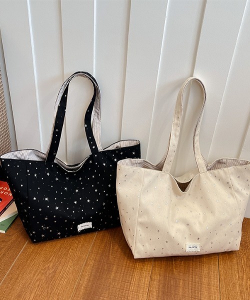 mebole（メボレ）の「reversible tote bag（トートバッグ・レディース・アイボリー/ピンク/ブルー/グリーン/ブラック・FREE）」の18枚目の写真