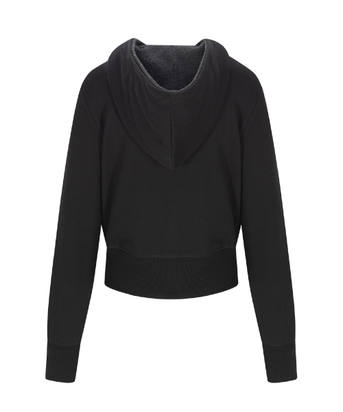 PLEASENOFOLLOW（プリーズノーフォロー）の「Bene Basic Button Hoodie (Black)（パーカー・レディース・その他・FREE）」の3枚目の写真
