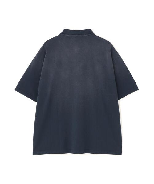 L.H.P（エルエイチピー）の「MAVYTH/メヴィス/ASID WASH DAMAGE POLO SHIRTS（ポロシャツ・メンズ・ブラック/グレー/ネイビー・M/XL/L）」の8枚目の写真