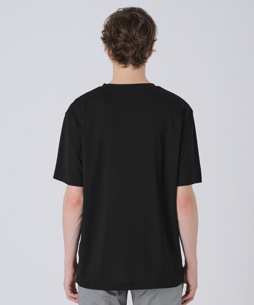 BLACK LABEL CRESTBRIDGE(ブラックレーベル・クレストブリッジ)の「パイルシャドーチェックTシャツ(Tシャツ/カットソー・メンズ・オフホワイト/ブラック/グリーン系その他/ベージュ系その他・XL/L/M)」の17枚目の写真