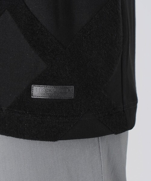 BLACK LABEL CRESTBRIDGE(ブラックレーベル・クレストブリッジ)の「パイルシャドーチェックTシャツ(Tシャツ/カットソー・メンズ・オフホワイト/ブラック/グリーン系その他/ベージュ系その他・XL/L/M)」の16枚目の写真