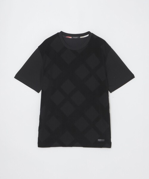 BLACK LABEL CRESTBRIDGE(ブラックレーベル・クレストブリッジ)の「パイルシャドーチェックTシャツ(Tシャツ/カットソー・メンズ・オフホワイト/ブラック/グリーン系その他/ベージュ系その他・XL/L/M)」の15枚目の写真