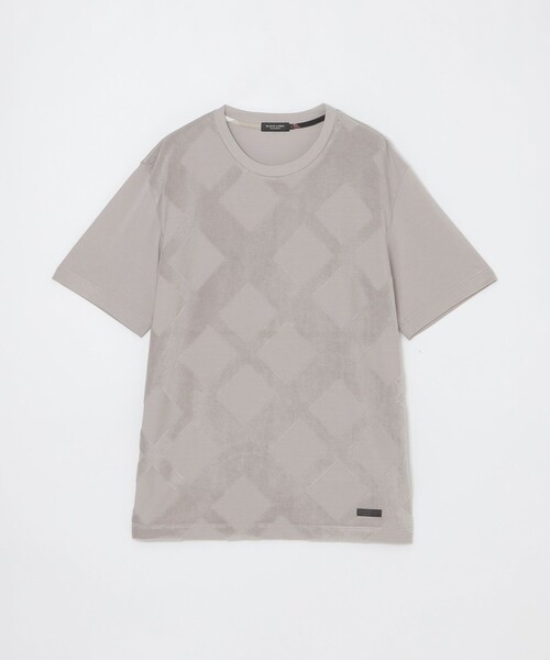 BLACK LABEL CRESTBRIDGE(ブラックレーベル・クレストブリッジ)の「パイルシャドーチェックTシャツ(Tシャツ/カットソー・メンズ・オフホワイト/ブラック/グリーン系その他/ベージュ系その他・XL/L/M)」の10枚目の写真