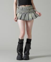 ROYAL FLASH | MAVYTH/メヴィス/DOUBLE BELTED SKIRT(スカート)