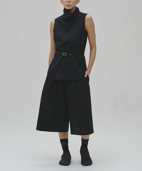 TODAYFUL（トゥデイフル）の「[TODAYFUL/トゥデイフル]Chino Bermuda Pants/チノバミューダパンツ/ハーフパンツ（チノパンツ・レディース・ベージュ/ブラック・38/36）」の3枚目の写真