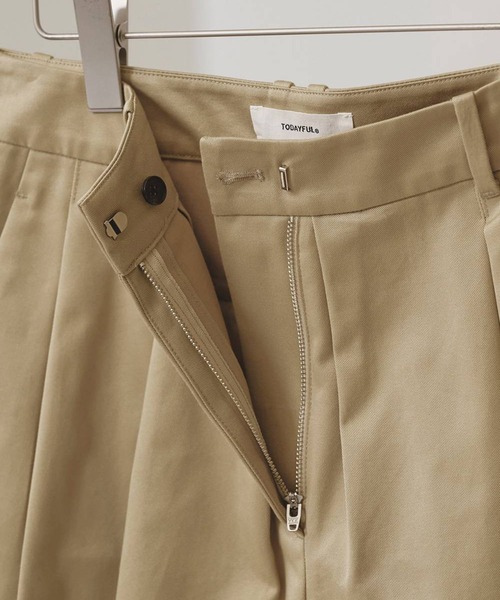 TODAYFUL（トゥデイフル）の「[TODAYFUL/トゥデイフル]Chino Bermuda Pants/チノバミューダパンツ/ハーフパンツ（チノパンツ・レディース・ベージュ/ブラック・38/36）」の15枚目の写真