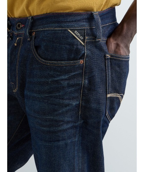 REPLAY(リプレイ)の「ストレートフィットDERYCK オーセンティックデニム(デニムパンツ・メンズ・ダークブルー・W29xL32/W30xL32/W31xL32/W32xL32/W33xL32/W34xL32/W36xL32)」の8枚目の写真