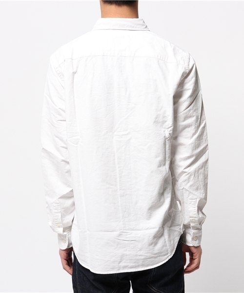 Denim & Supply Ralph Lauren（デニムアンドサプライラルフローレン）の「ディストレスト オックスフォード スポーツシャツ（シャツ/ブラウス・メンズ・ライトブルー/ホワイト・X-SMALL/MEDIUM/SMALL/LARGE/X-LARGE）」の4枚目の写真