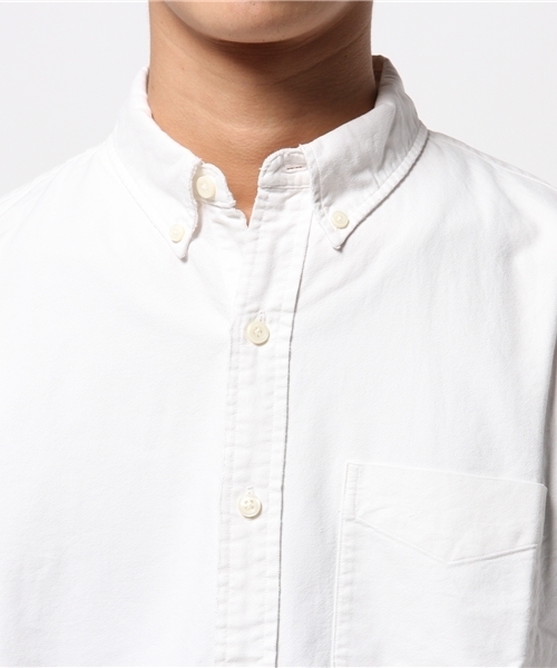 Denim & Supply Ralph Lauren（デニムアンドサプライラルフローレン）の「ディストレスト オックスフォード スポーツシャツ（シャツ/ブラウス・メンズ・ライトブルー/ホワイト・X-SMALL/MEDIUM/SMALL/LARGE/X-LARGE）」の5枚目の写真