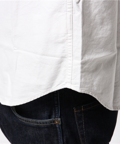 Denim & Supply Ralph Lauren（デニムアンドサプライラルフローレン）の「ディストレスト オックスフォード スポーツシャツ（シャツ/ブラウス・メンズ・ライトブルー/ホワイト・X-SMALL/MEDIUM/SMALL/LARGE/X-LARGE）」の8枚目の写真