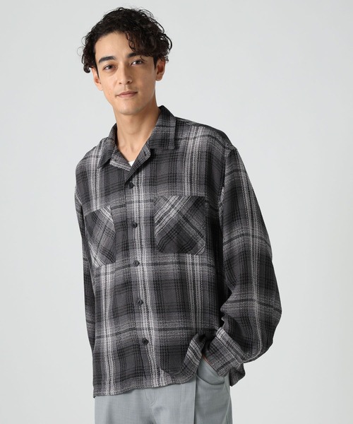 BAYFLOW(ベイフロー)の「ブークレチェックシャツ(シャツ/ブラウス・メンズ・ダークオリーブ/ブルー/チャコール・LARGE/MEDIUM)」の8枚目の写真