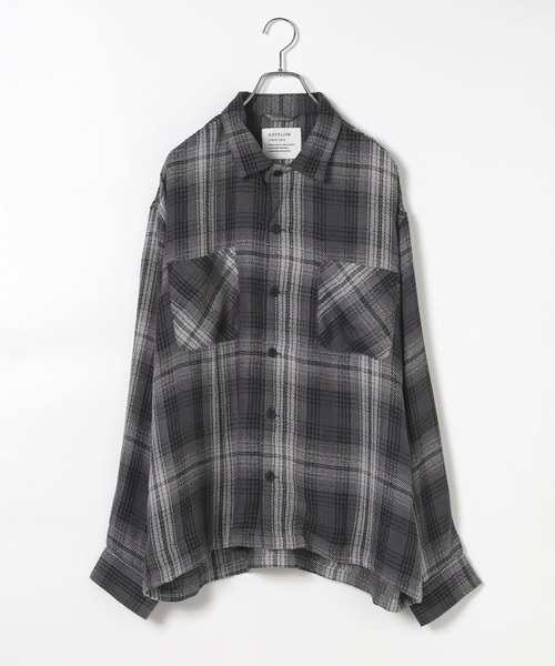 BAYFLOW(ベイフロー)の「ブークレチェックシャツ(シャツ/ブラウス・メンズ・ダークオリーブ/ブルー/チャコール・LARGE/MEDIUM)」の9枚目の写真