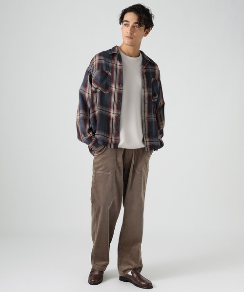 BAYFLOW(ベイフロー)の「ブークレチェックシャツ(シャツ/ブラウス・メンズ・ダークオリーブ/ブルー/チャコール・LARGE/MEDIUM)」の11枚目の写真