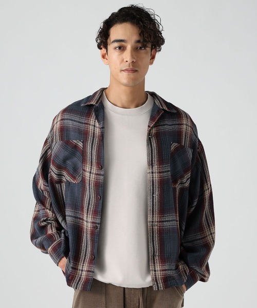 BAYFLOW(ベイフロー)の「ブークレチェックシャツ(シャツ/ブラウス・メンズ・ダークオリーブ/ブルー/チャコール・LARGE/MEDIUM)」の13枚目の写真