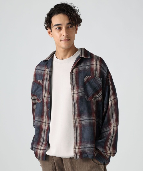 BAYFLOW(ベイフロー)の「ブークレチェックシャツ(シャツ/ブラウス・メンズ・ダークオリーブ/ブルー/チャコール・LARGE/MEDIUM)」の14枚目の写真