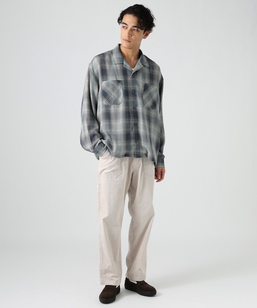 BAYFLOW(ベイフロー)の「ブークレチェックシャツ(シャツ/ブラウス・メンズ・ダークオリーブ/ブルー/チャコール・LARGE/MEDIUM)」の18枚目の写真