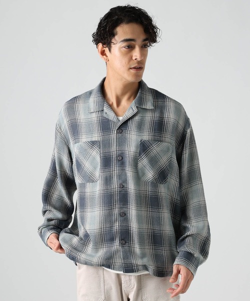 BAYFLOW(ベイフロー)の「ブークレチェックシャツ(シャツ/ブラウス・メンズ・ダークオリーブ/ブルー/チャコール・LARGE/MEDIUM)」の20枚目の写真