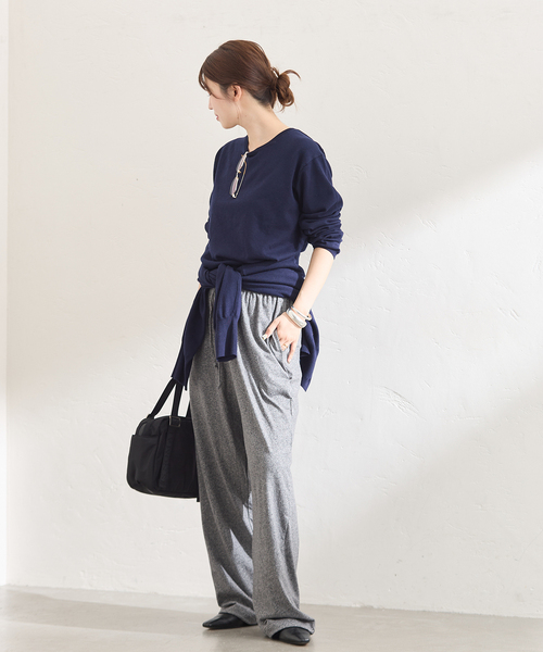 RIDING HIGH(ライディングハイ)の「【RIDING HIGH/ライディングハイ】 88/12CHAPIONテンジクイージーパンツ(スウェットパンツ・レディース・カーキ/ブラック/チャコールグレー・FREE)」の15枚目の写真