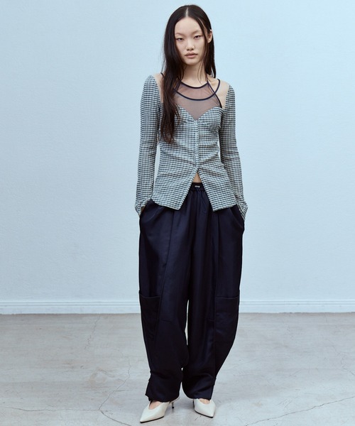 THINGS THAT MATTER（シングス ザット マター）の「NYLON TWILL EASY WORK PANTS / ナイロン ツイル イージー ワーク パンツ（その他パンツ・レディース・イエロー/キャメル/ネイビー・FREE）」の19枚目の写真
