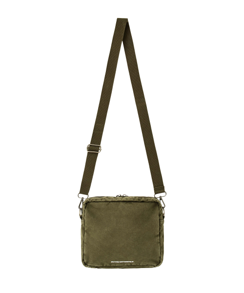 PHYPS MOTORCYCLE(フィップスモーターサイクル)の「Washed Field Mini Cross Bag Khaki(メッセンジャーバッグ・レディース・その他・FREE)」の2枚目の写真