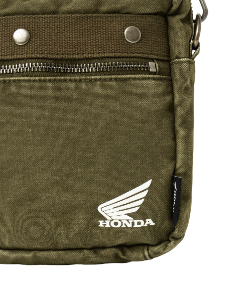PHYPS MOTORCYCLE(フィップスモーターサイクル)の「Washed Field Mini Cross Bag Khaki(メッセンジャーバッグ・レディース・その他・FREE)」の6枚目の写真