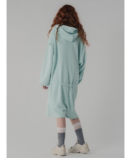 ELCHELE(エルチェレ)の「COZY FRENCH TERRY AIO(つなぎ/オールインワン・レディース・アイボリー/ミント/ブラック・38/36)」の11枚目の写真