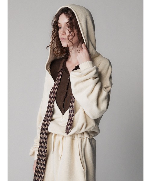 ELCHELE(エルチェレ)の「COZY FRENCH TERRY AIO(つなぎ/オールインワン・レディース・アイボリー/ミント/ブラック・38/36)」の13枚目の写真