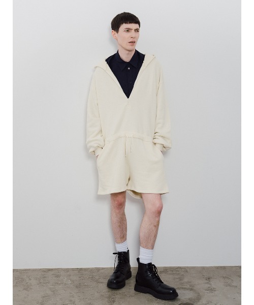 ELCHELE(エルチェレ)の「COZY FRENCH TERRY AIO(つなぎ/オールインワン・レディース・アイボリー/ミント/ブラック・38/36)」の20枚目の写真