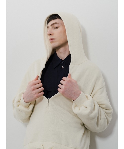 ELCHELE(エルチェレ)の「COZY FRENCH TERRY AIO(つなぎ/オールインワン・レディース・アイボリー/ミント/ブラック・38/36)」の21枚目の写真
