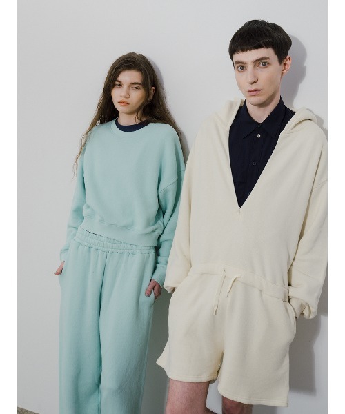 ELCHELE(エルチェレ)の「COZY FRENCH TERRY AIO(つなぎ/オールインワン・レディース・アイボリー/ミント/ブラック・38/36)」の22枚目の写真