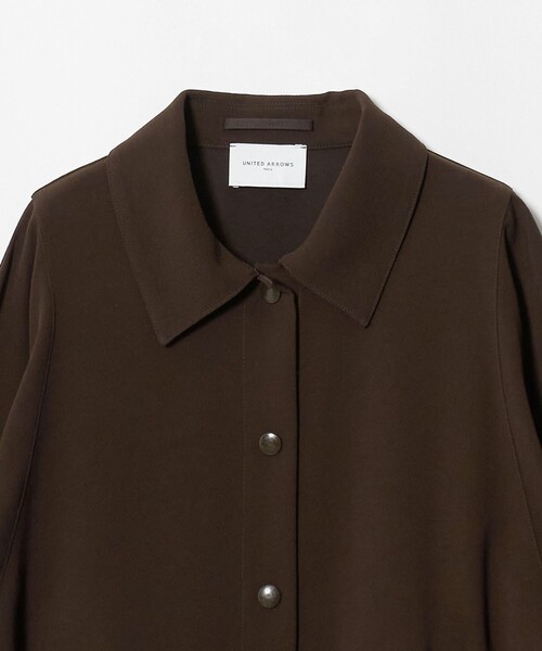 UNITED ARROWS(ユナイテッドアローズ)の「COMFY ブルゾン ‐ウォッシャブル 防汚 UVカット‐(ブルゾン・レディース・ブラック/ダークブラウン・FREE)」の4枚目の写真