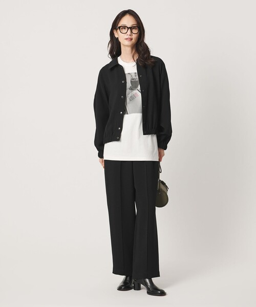 UNITED ARROWS(ユナイテッドアローズ)の「COMFY ブルゾン ‐ウォッシャブル 防汚 UVカット‐(ブルゾン・レディース・ブラック/ダークブラウン・FREE)」の8枚目の写真