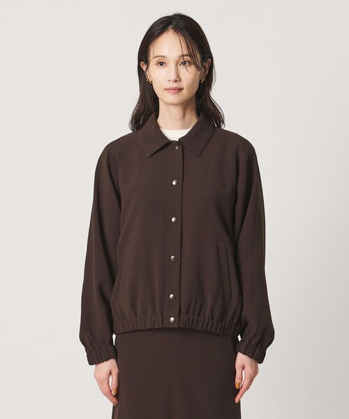 UNITED ARROWS(ユナイテッドアローズ)の「COMFY ブルゾン ‐ウォッシャブル 防汚 UVカット‐(ブルゾン・レディース・ブラック/ダークブラウン・FREE)」の9枚目の写真